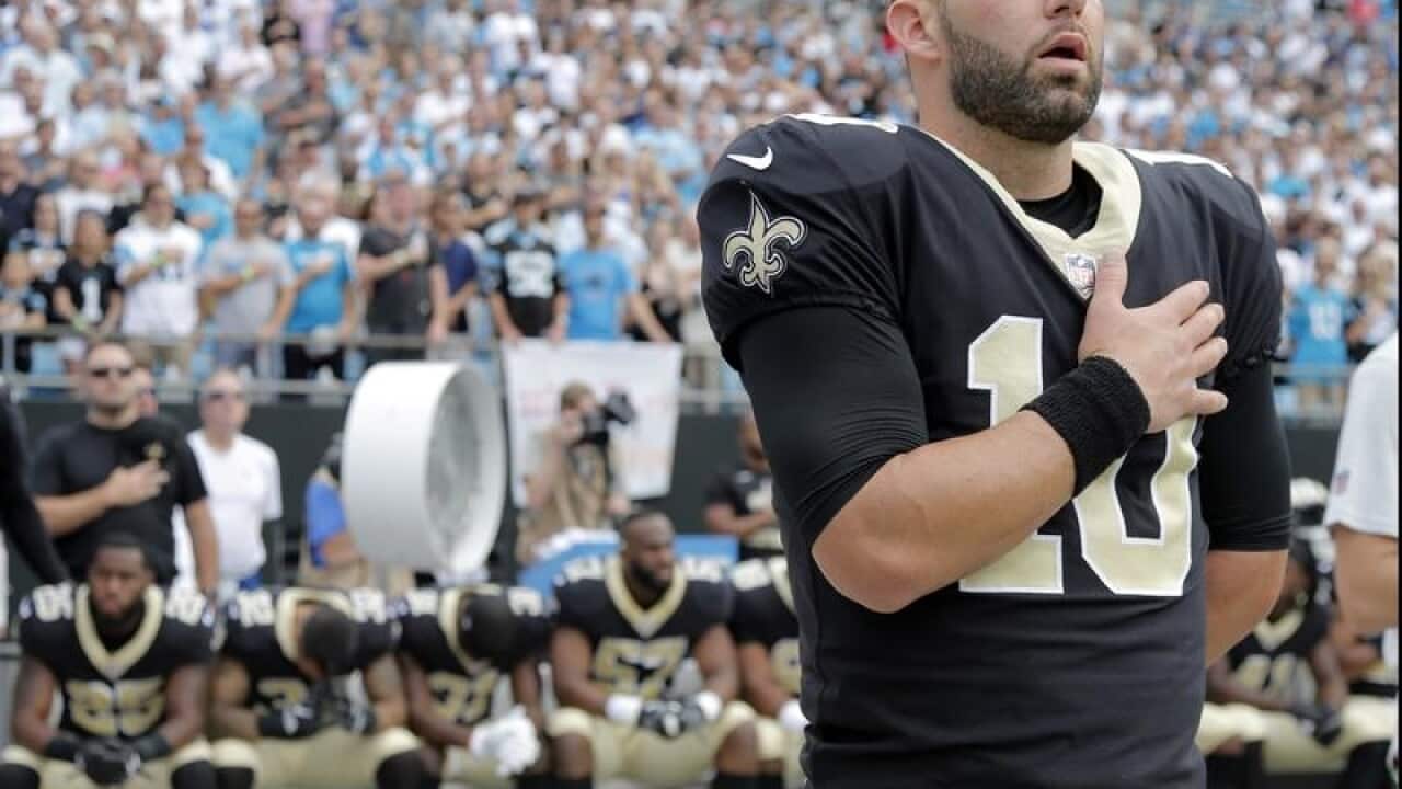 New Orleans quarterback Chase Daniel.