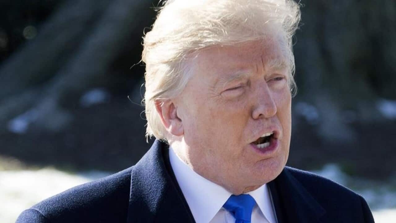 US President Donald J Trump