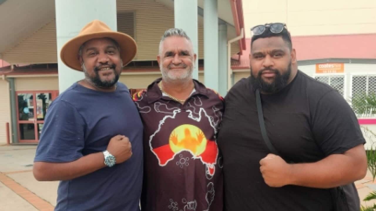 Pete Skuthorpe, Raymond Weatherall and Bogain Spearing in Santos vs Gomeroi people in Native Title Tribunal