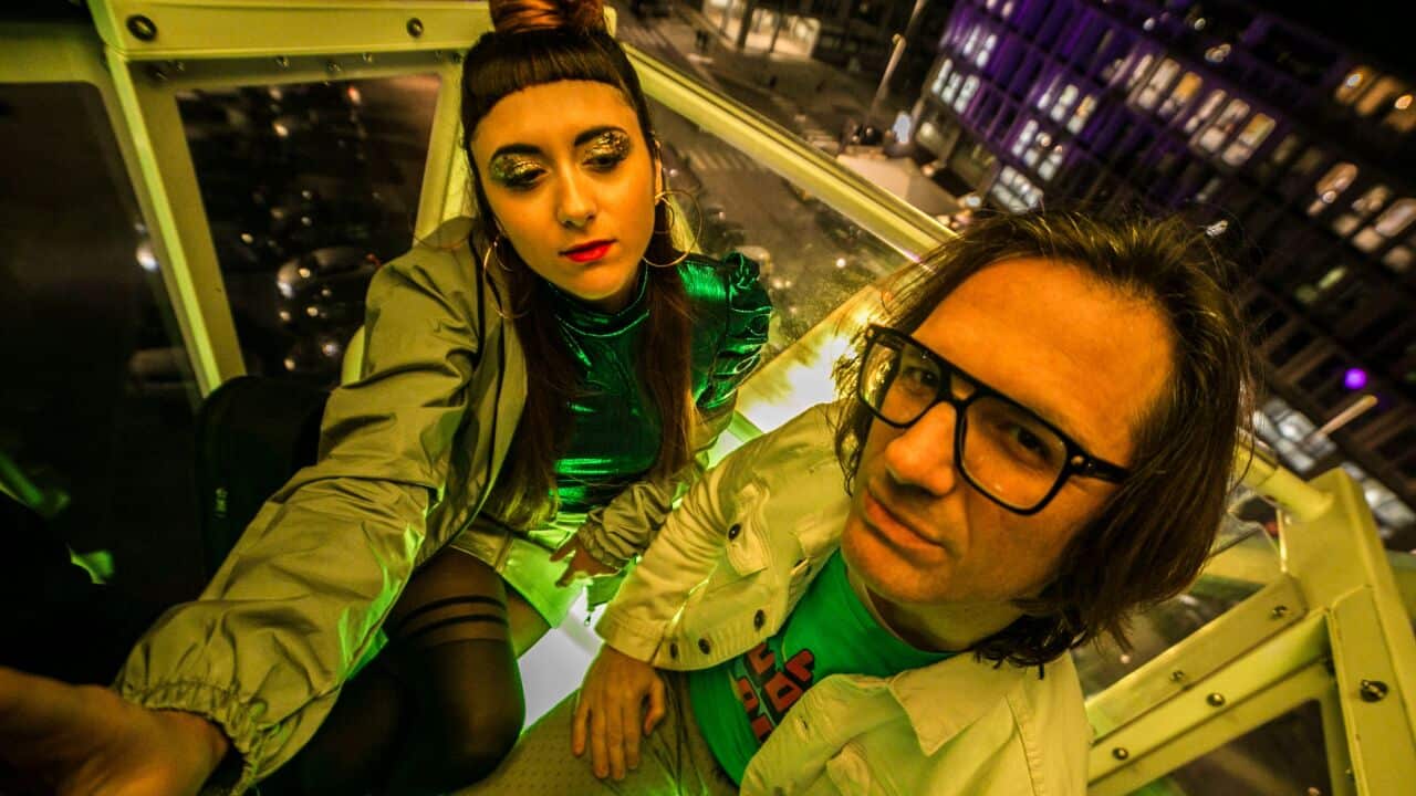 La cantautrice Lara Ingrosso e il violinista Francesco Del Prete