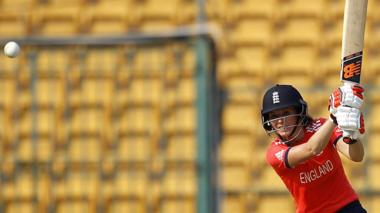 England's captain Charlotte Edwards.