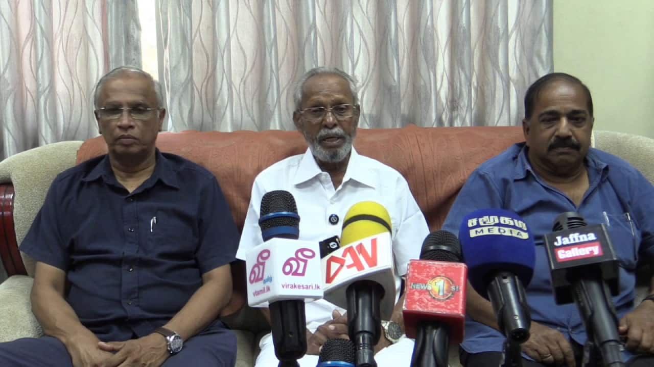 Leaders of Tamil political parties in Sri Lanka