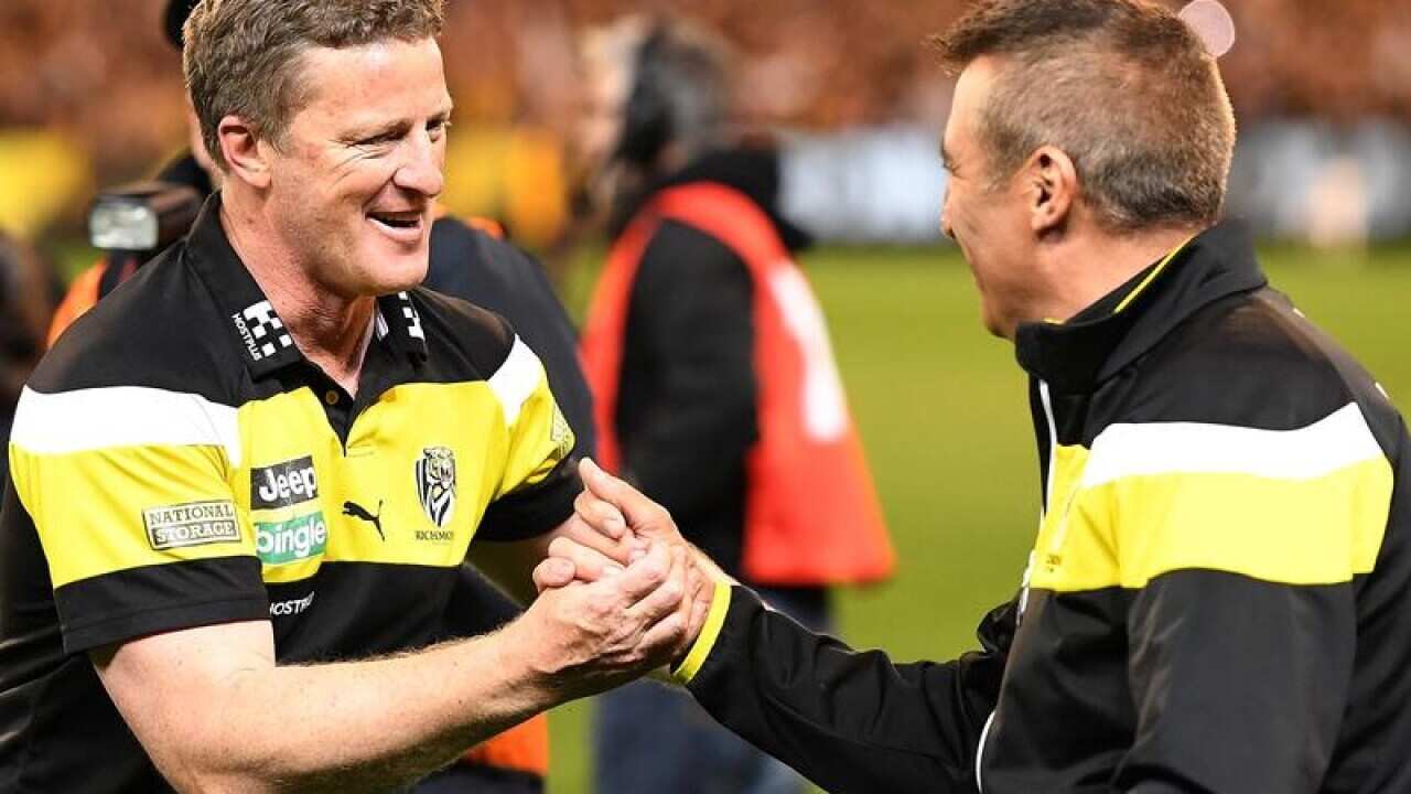 Coach of the Tigers Damien Hardwick.