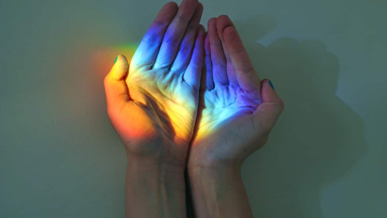 rainbow hands