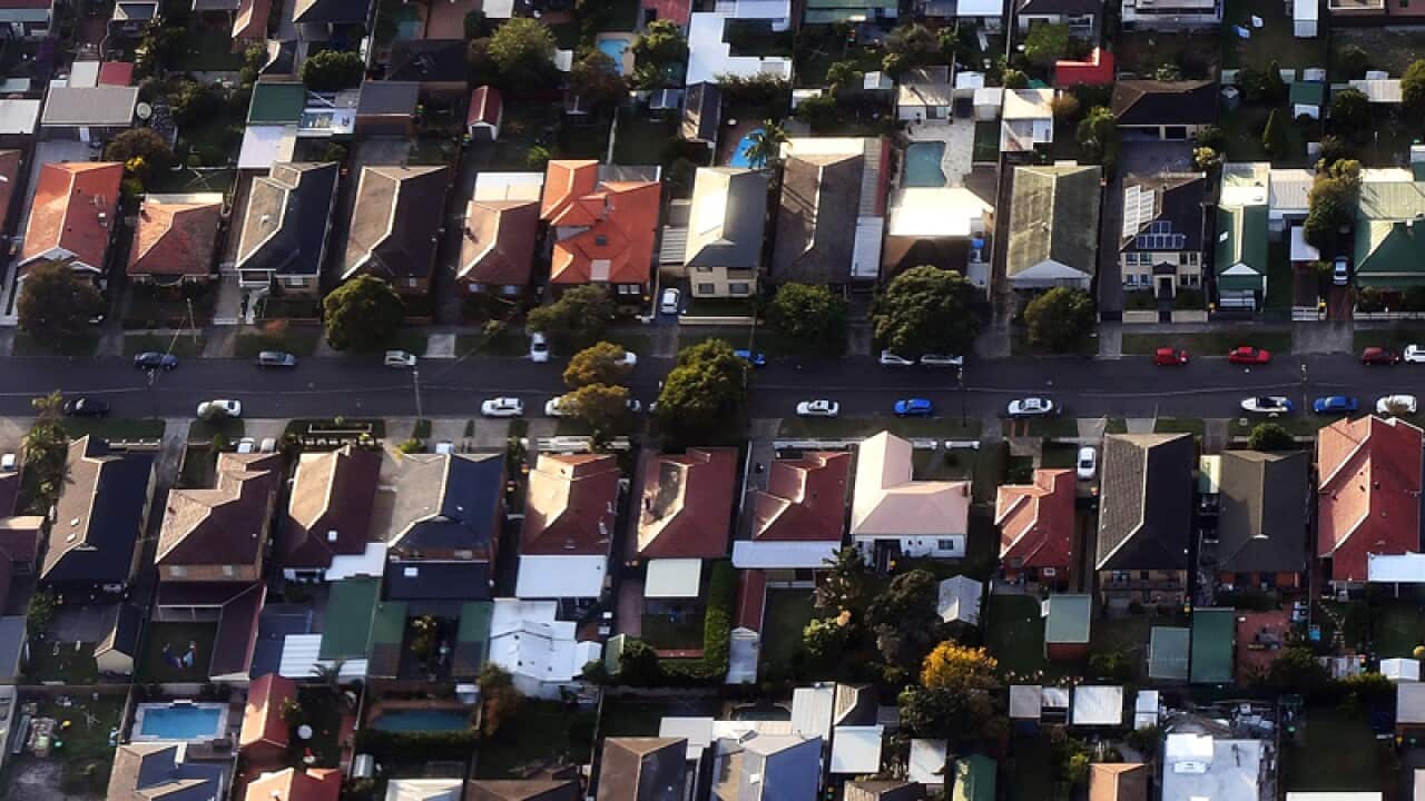 Homes in the Sydney suburb of Eastlakes