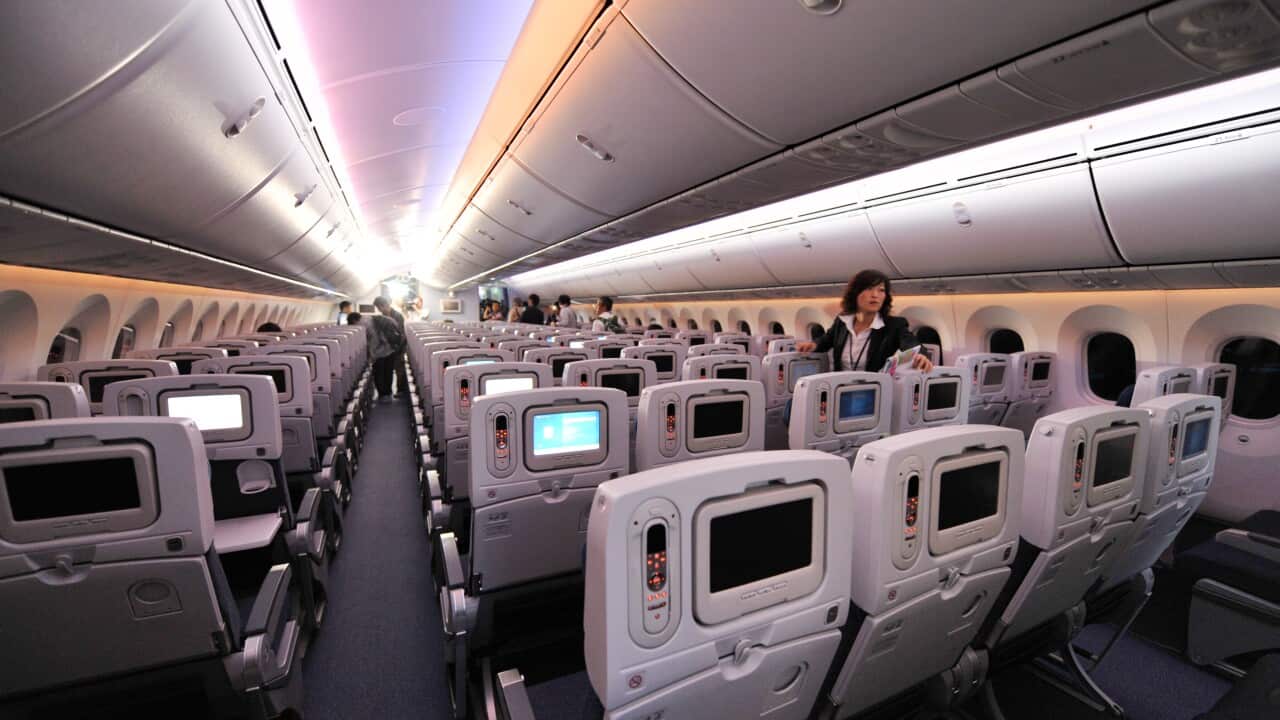 legroom on airplane (Getty)