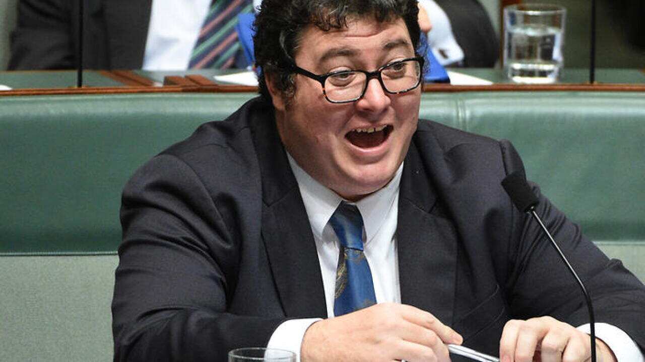 National Liberal Member for Dawson George Christensen during Question Time in the House of Representatives in Canberra, Thursday, Sept. 15, 2016. (AAP Image/Mick Tsikas) NO ARCHIVING