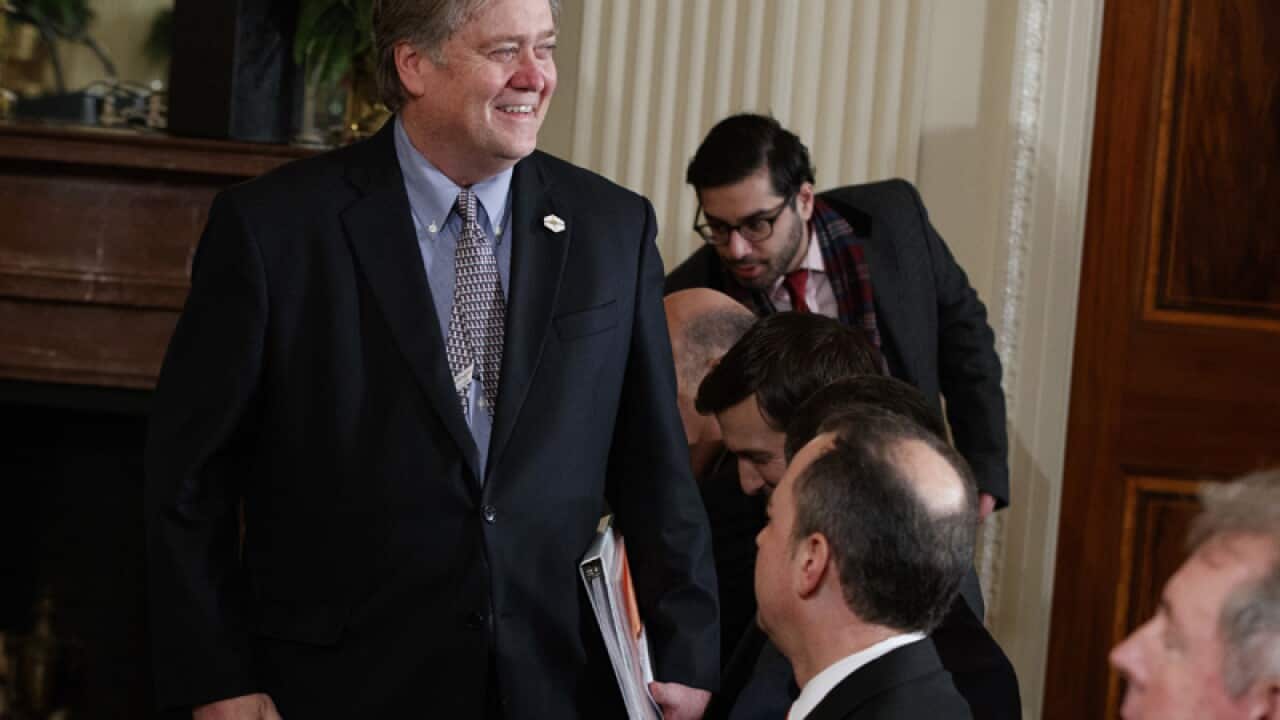 Steve Bannon, chief White House strategist to President Donald Trump