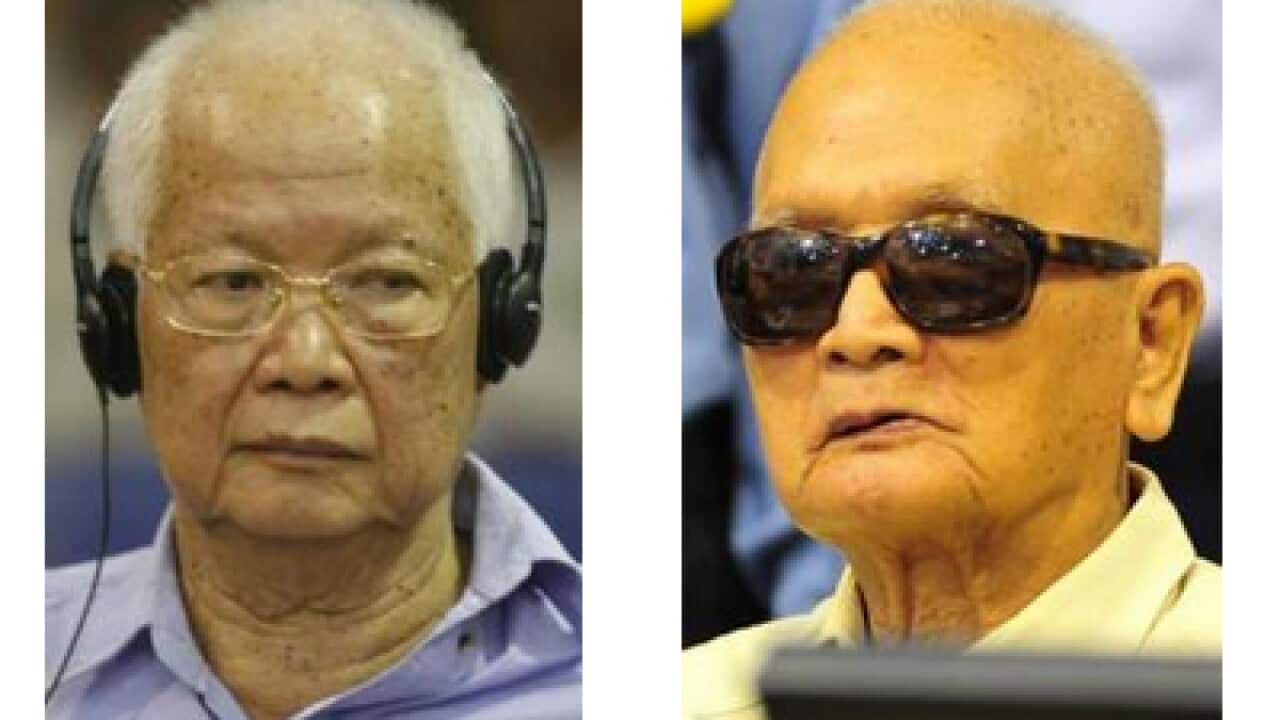 Khiev Samphan and Nuon Chea