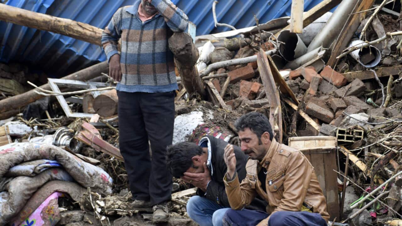 Villagers weep while some members of their family missing