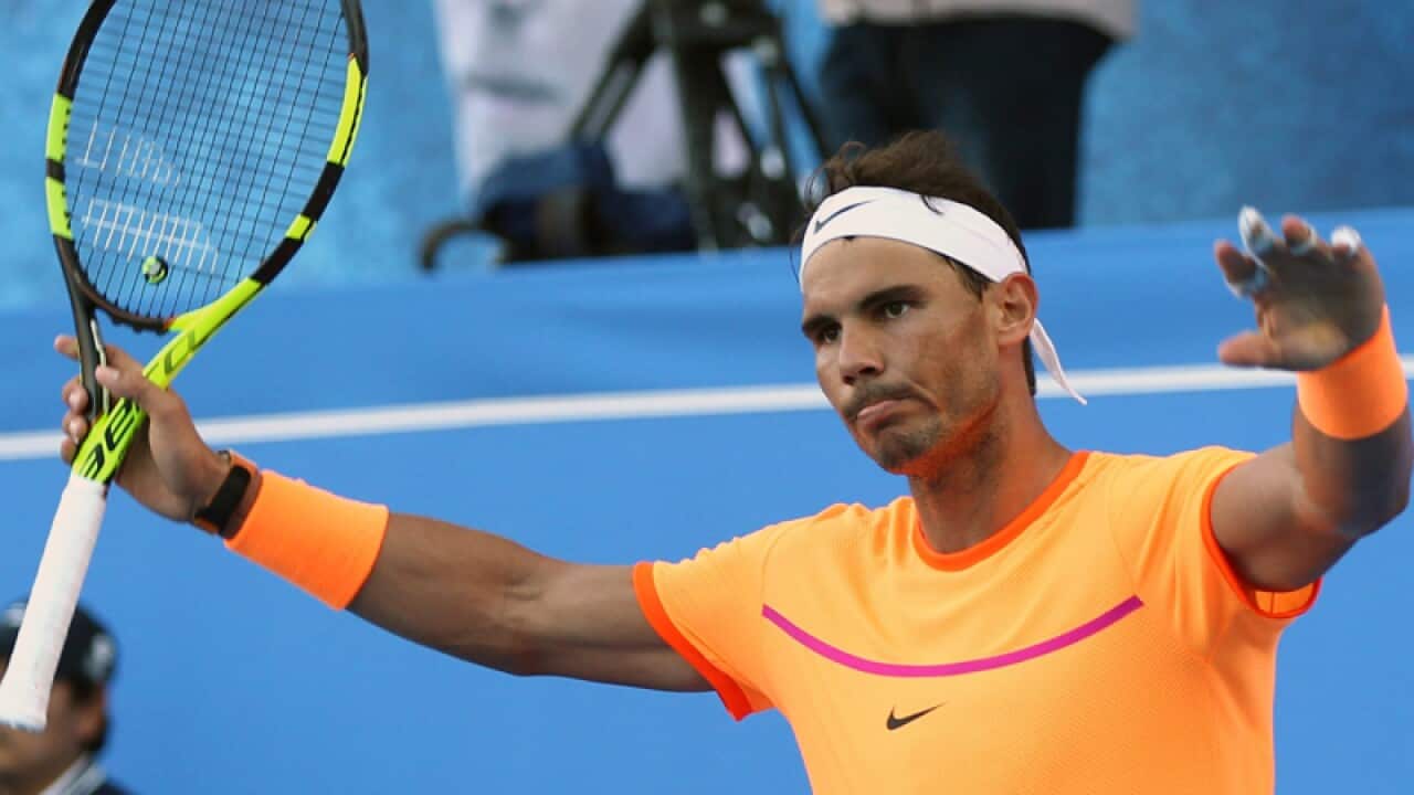 Rafael Nadal of Spain