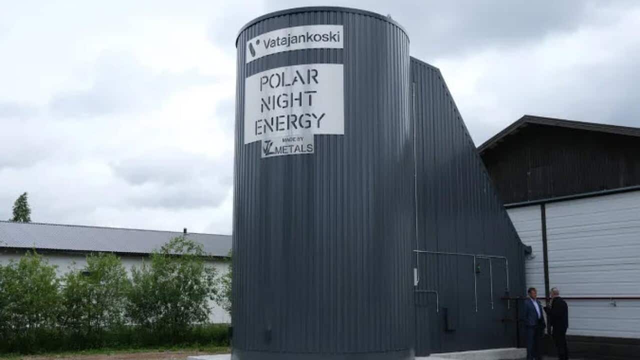 This 'sand' battery stores renewable energy as heat.