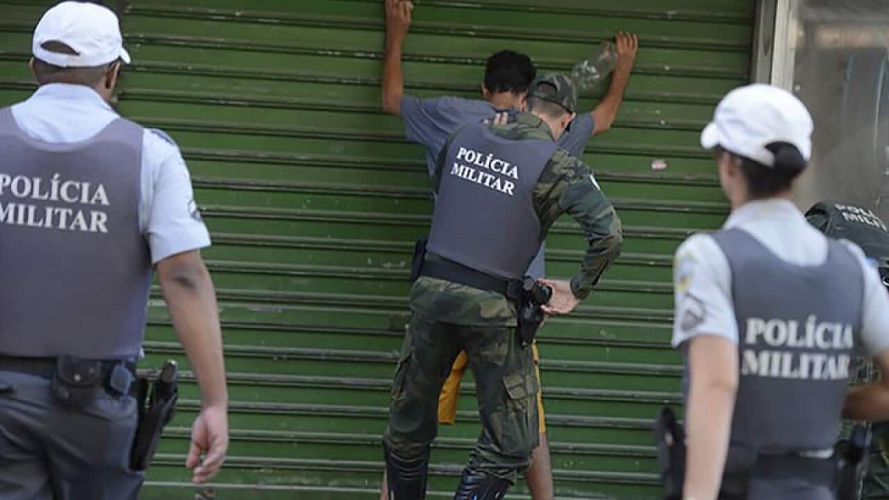 Members of the Militarized Police of Espitiro Santo