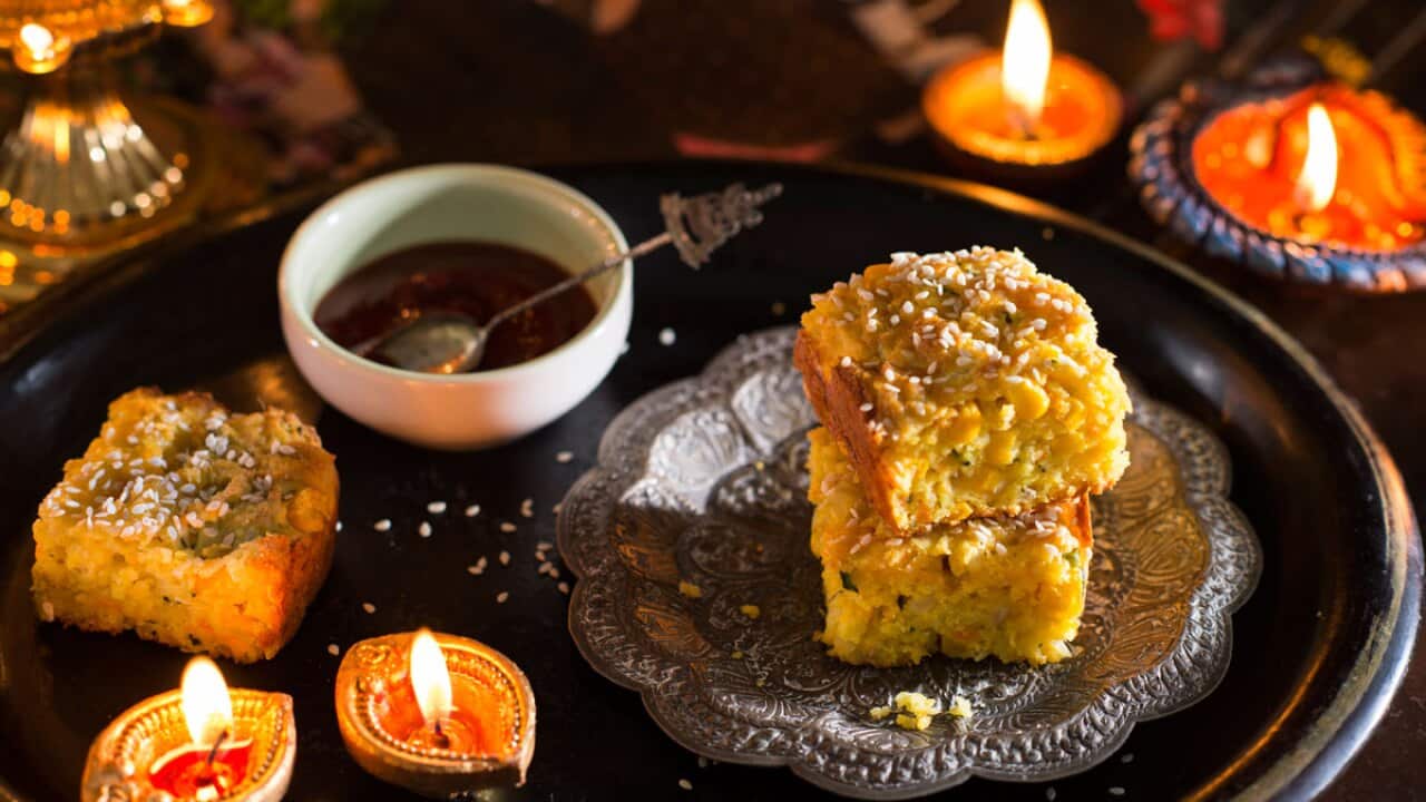 Carrot and sweetcorn bakro