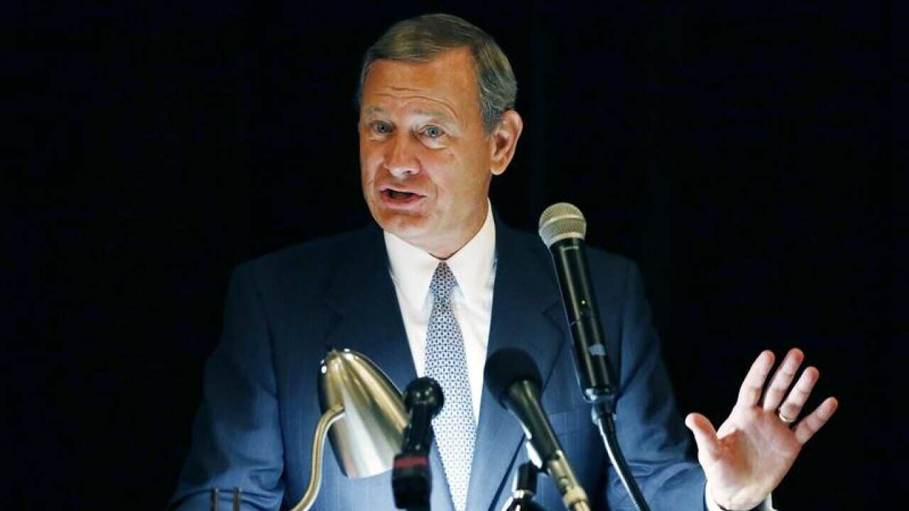 A file image of Chief Justice John Roberts