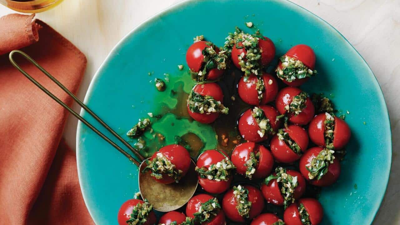 Nada Egyptian - Pickled cherry tomatoes with spicy green sauce Photo Credit_ Mark Roper.jpg
