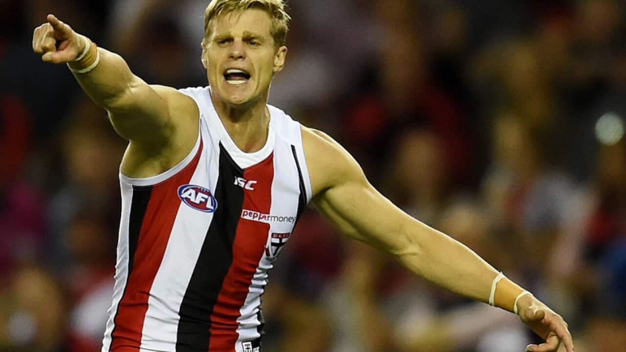 Nick Riewoldt of the Saints