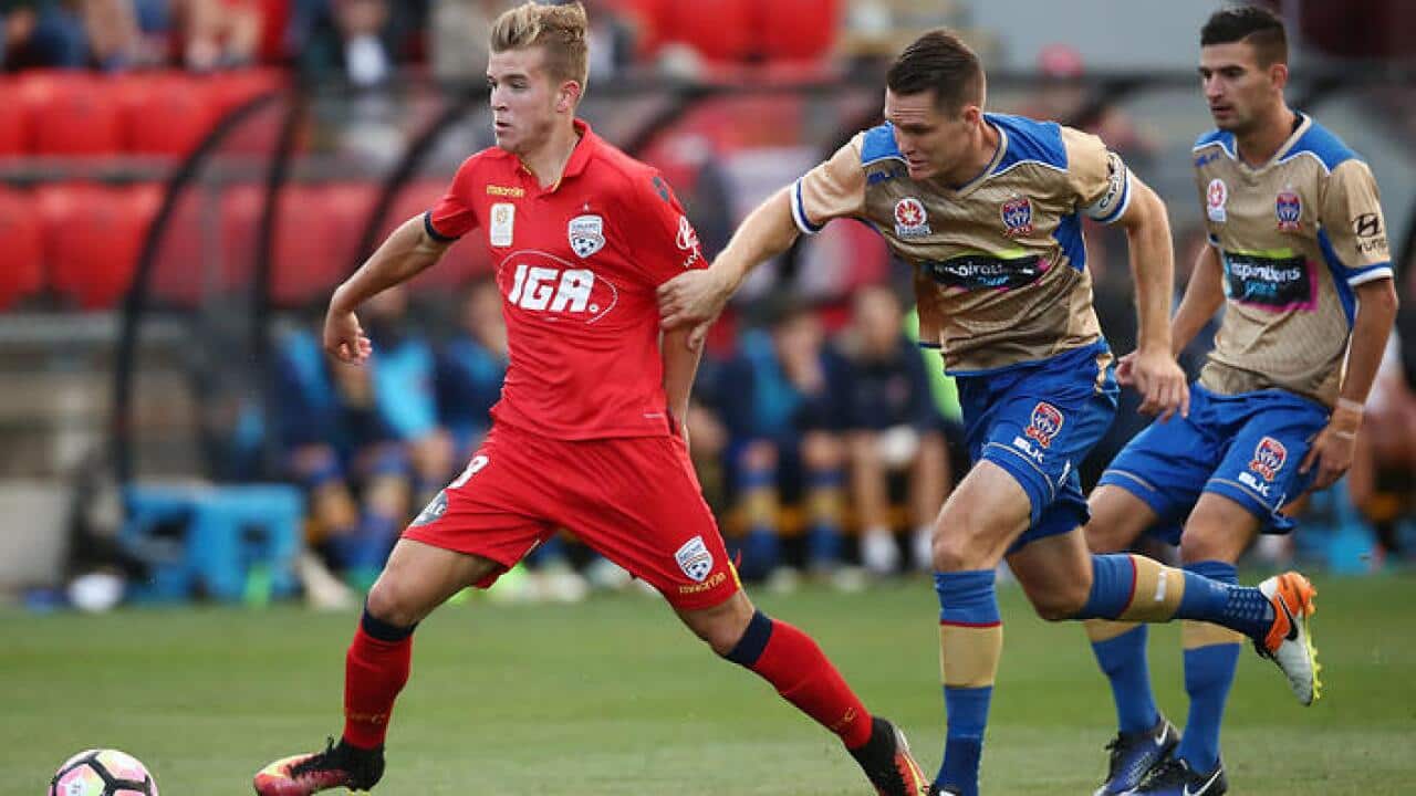 A-League Rd 20 - Adelaide v Newcastle