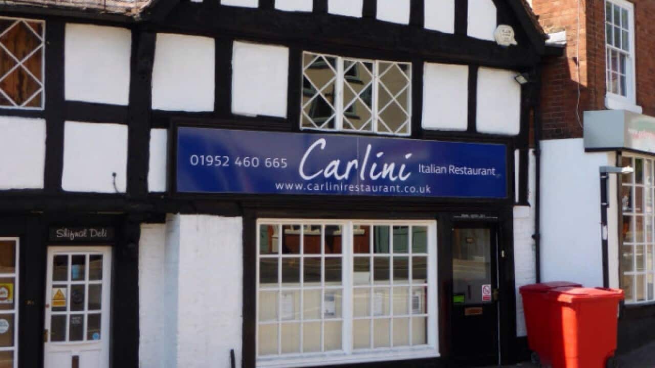 Carlini Italian Restaurant in Shifnal, England.