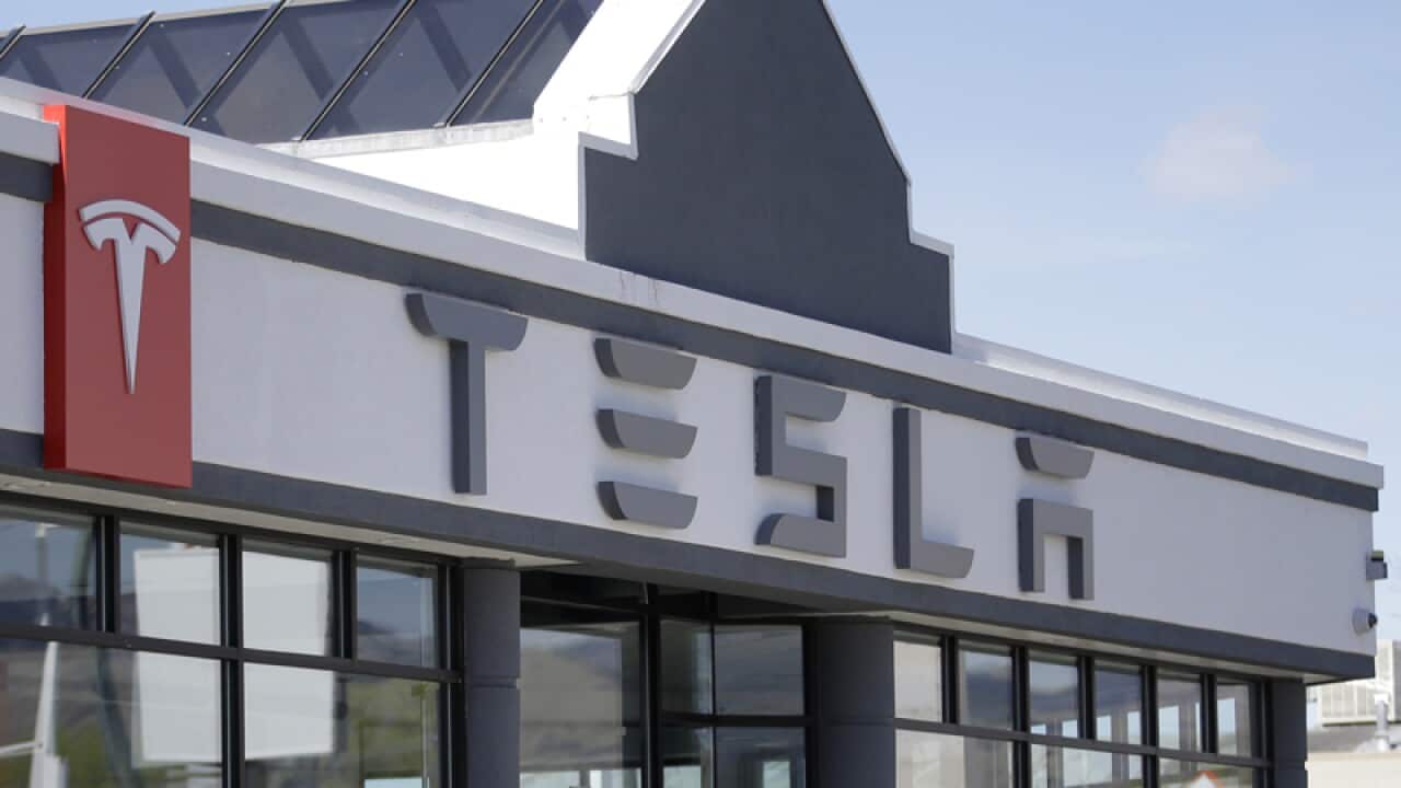 Tesla Motors showroom in Salt Lake City
