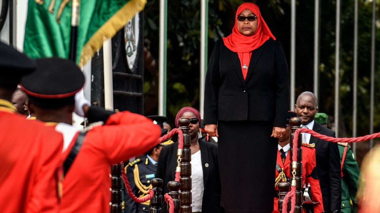 Rais Samia Suluhu Hassan baada yakula kiapo cha Rais
