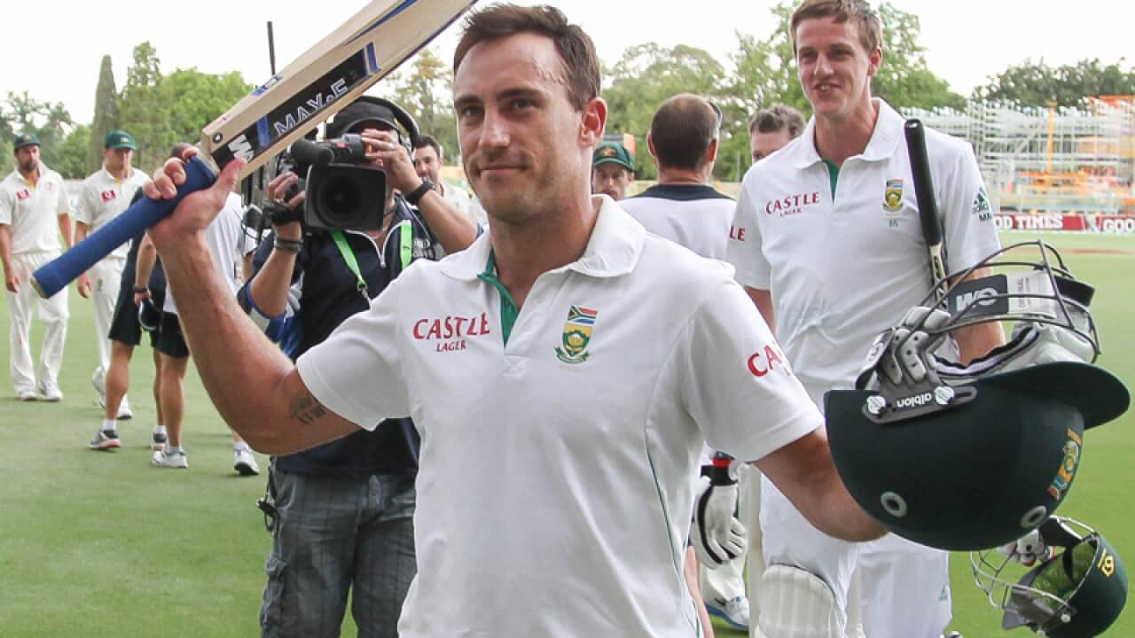 South Africa's Faf du Plessis