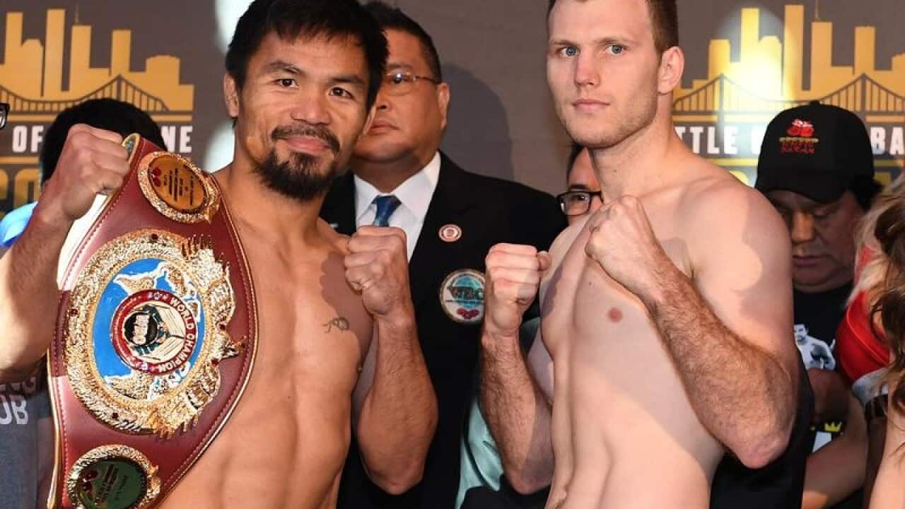 Manny Pacquiao and Jeff Horn
