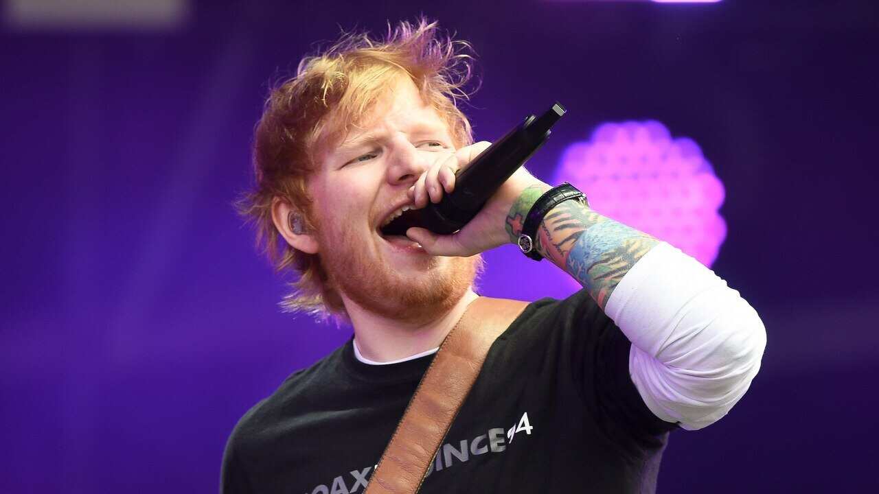 British singer Ed Sheeran.