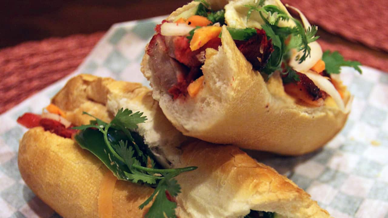 Vietnamese-style sandwich (Bahn mi)