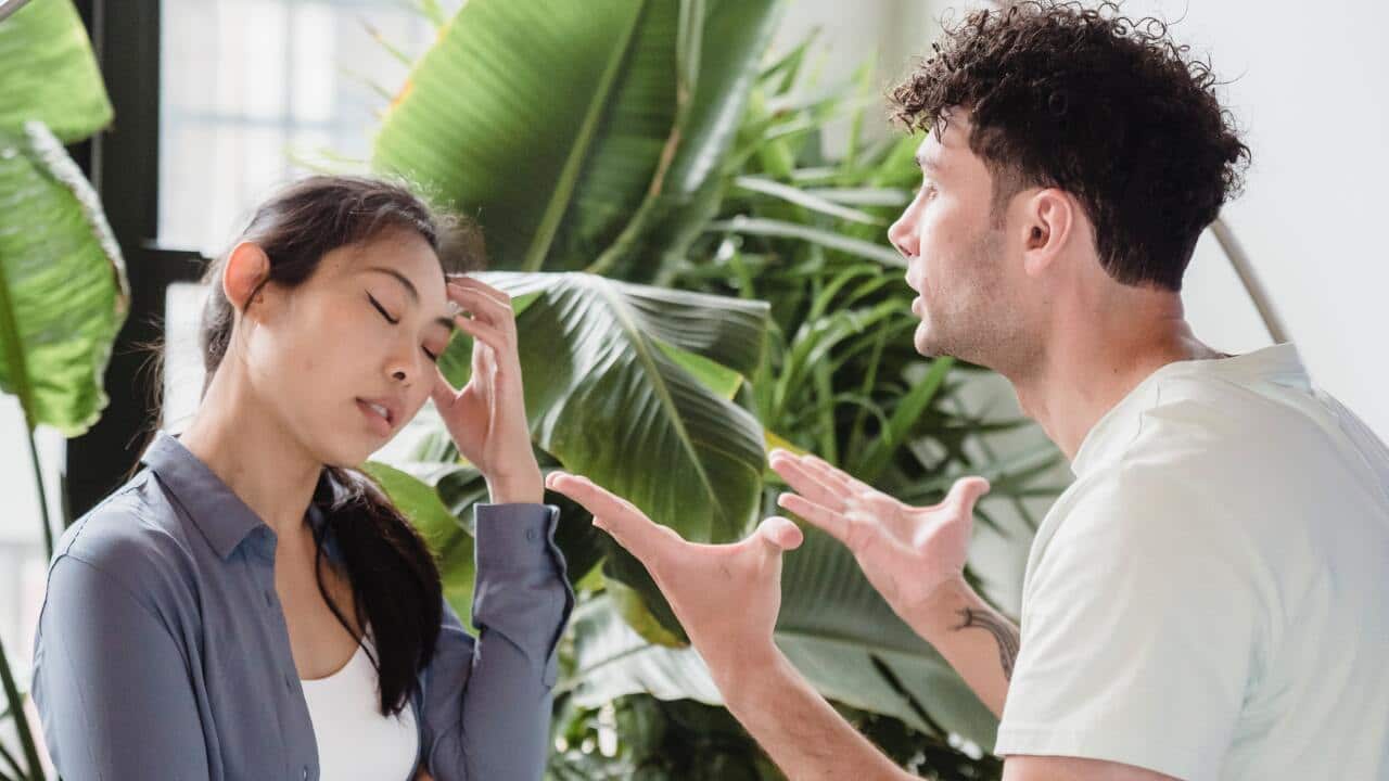 couple arguing