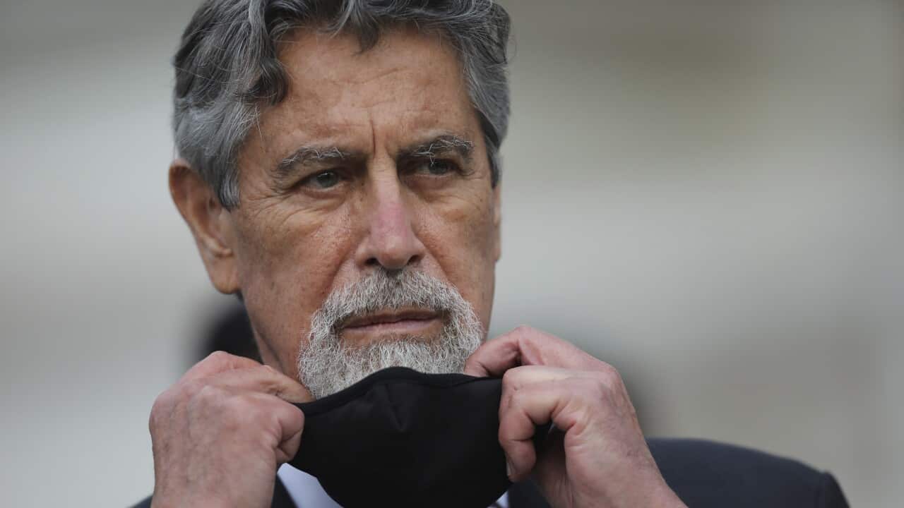 Peru's new interim President Francisco Sagasti