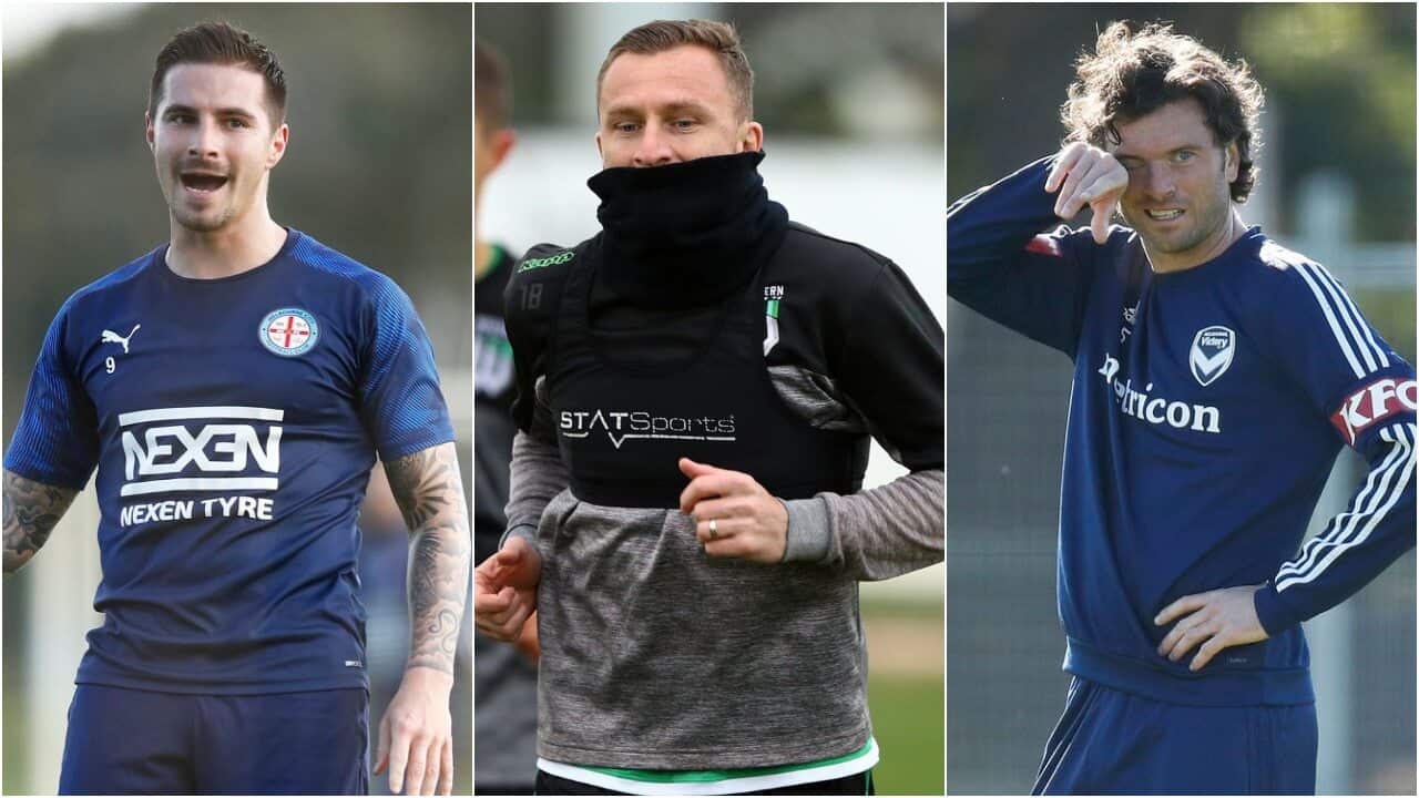 Melbourne's three A-League teams have been left in limbo after two botched attempts to travel to the competition's NSW hub.