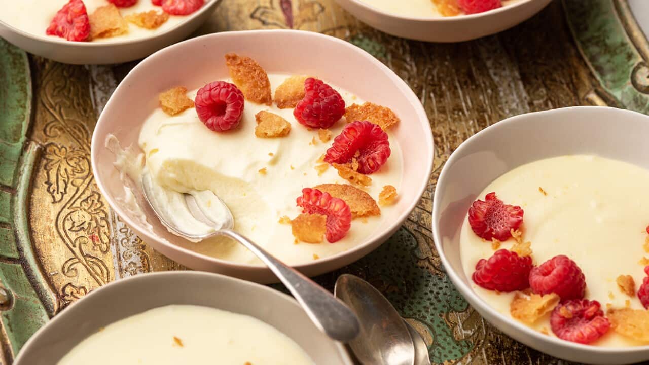 Lemon mascarpone mousse