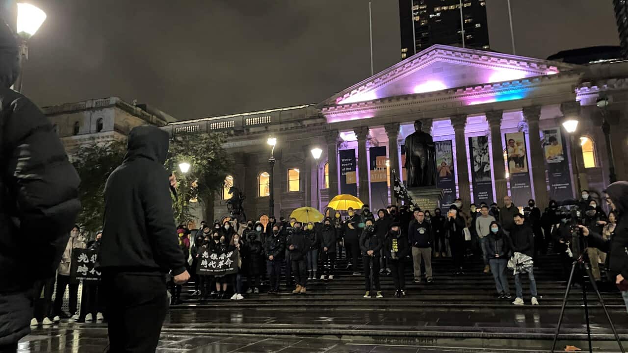 Rally participants brave winter rain for the third 612 anniversary.