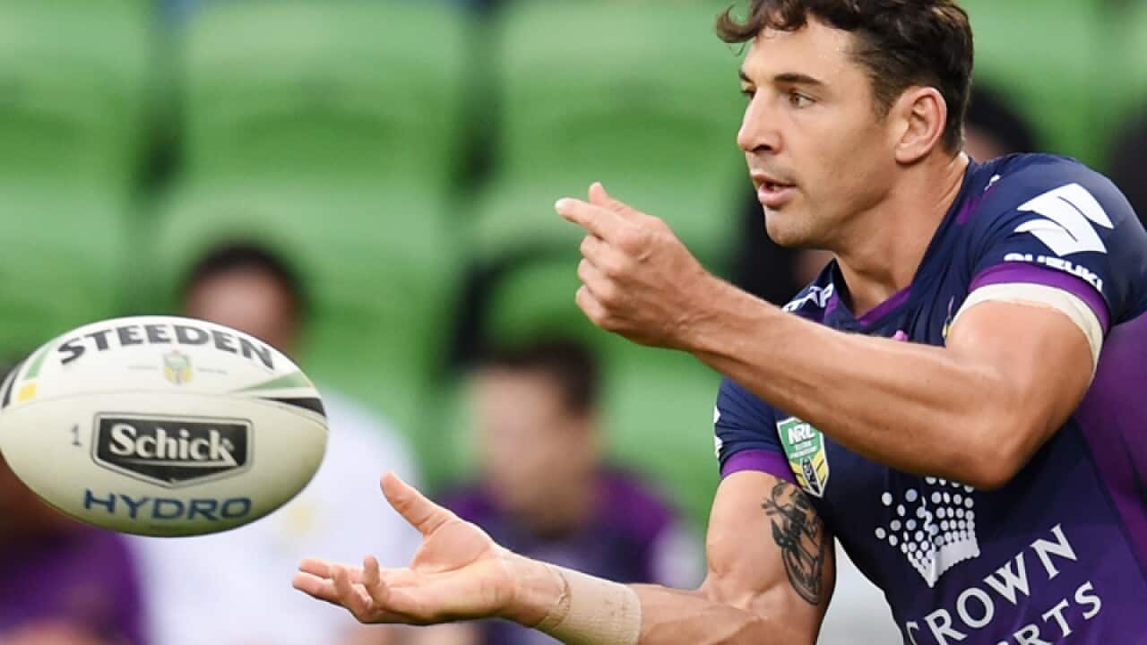 Melbourne Storm fullback Billy Slater