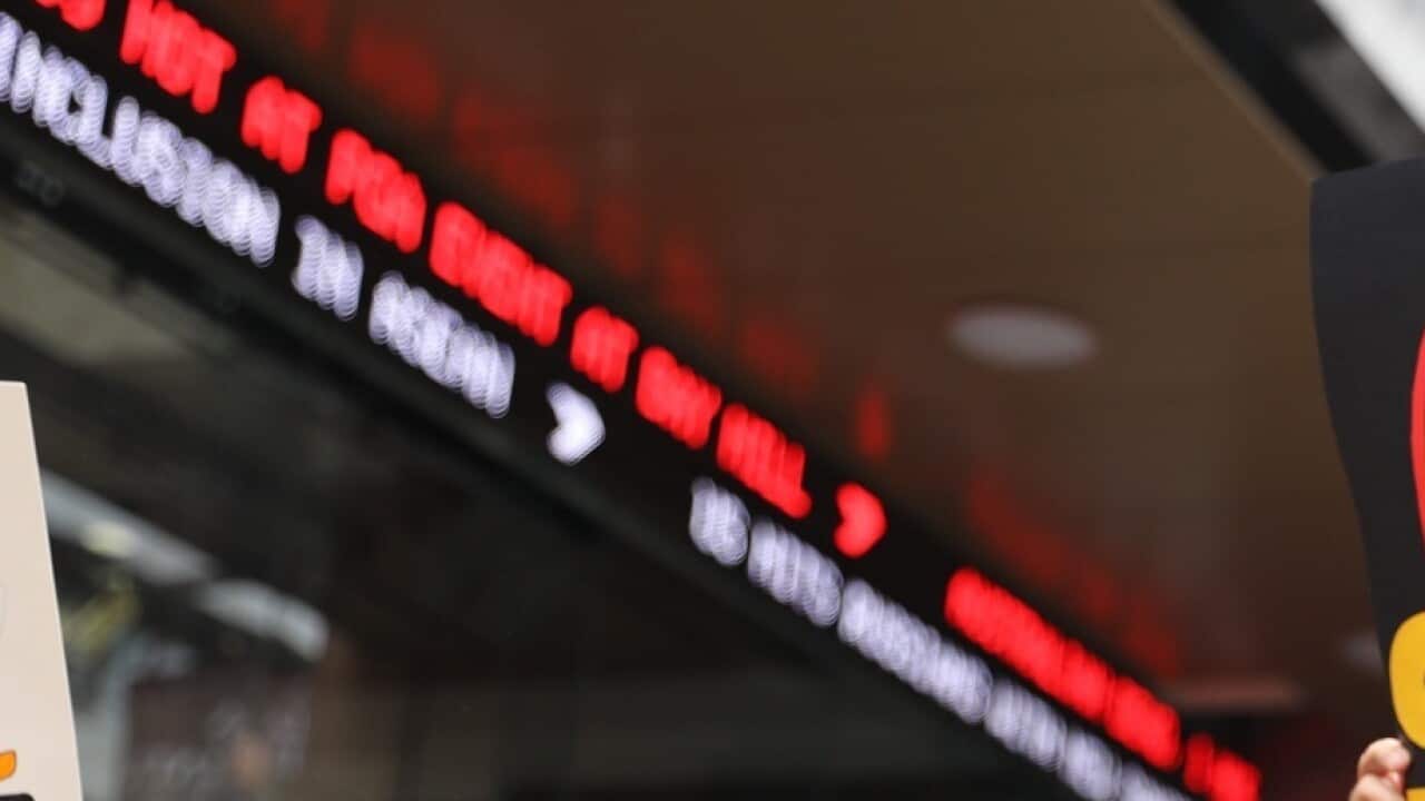 Protesters rally outside Channel 7 studios Sydney to protest against Channel 7 breakfast show "Sunrise" Aboriginal adoption segment.