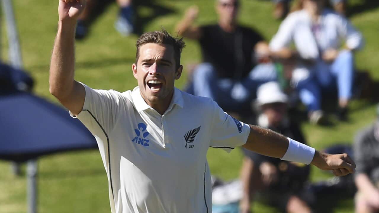 New Zealand's Tim Southee