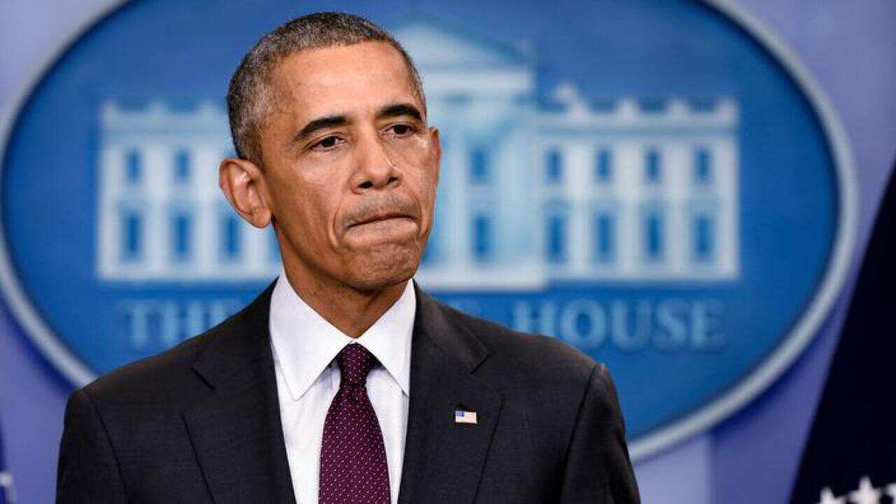 Barack Obama at press conference about shooting
