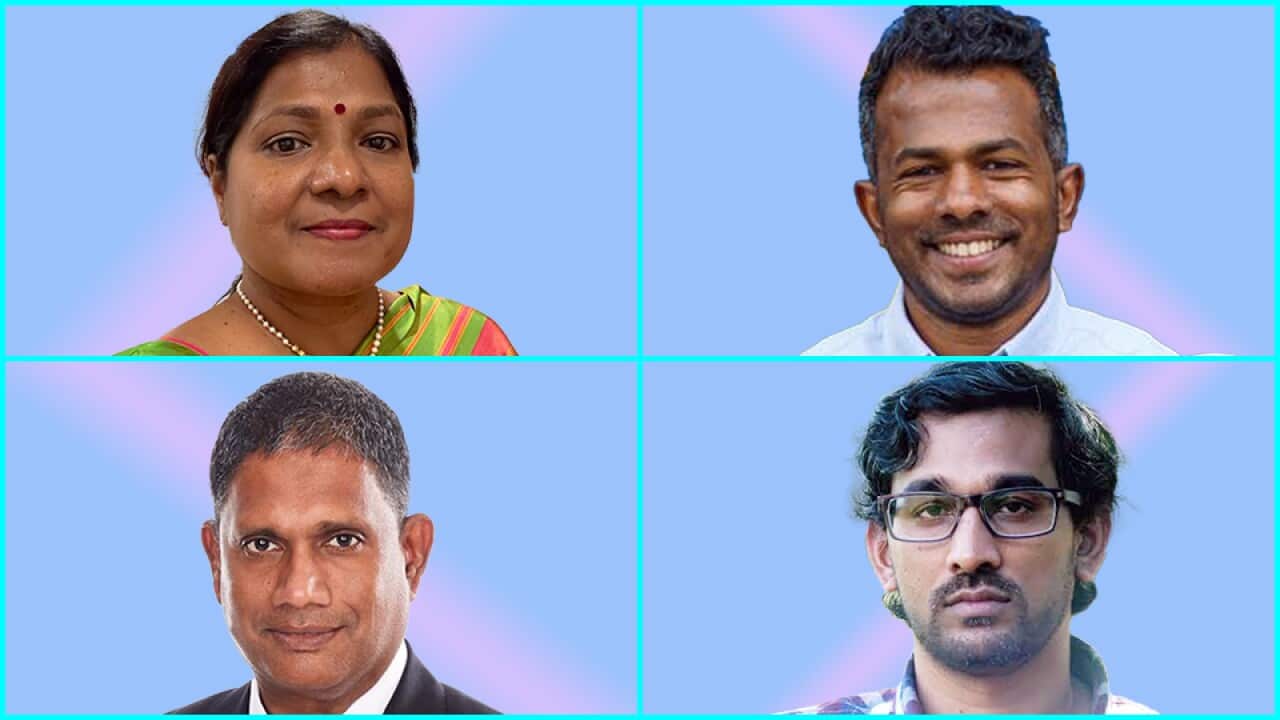 Yasotha (Top Left), Sujan (Top Right), Aran (Bottom Right) and Immanuel (Bottom Left)