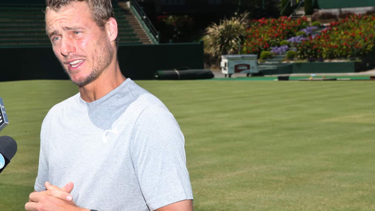 Australia Davis Cup captain Lleyton Hewitt.