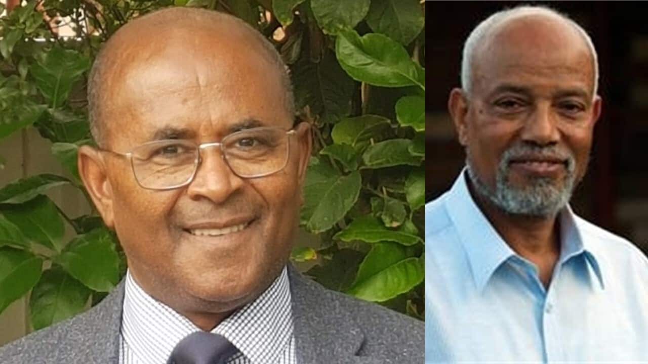 Adamu Tefera (L) and Assefa Bekele (R).