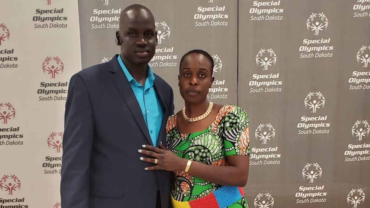 Abech Panchol and her husband