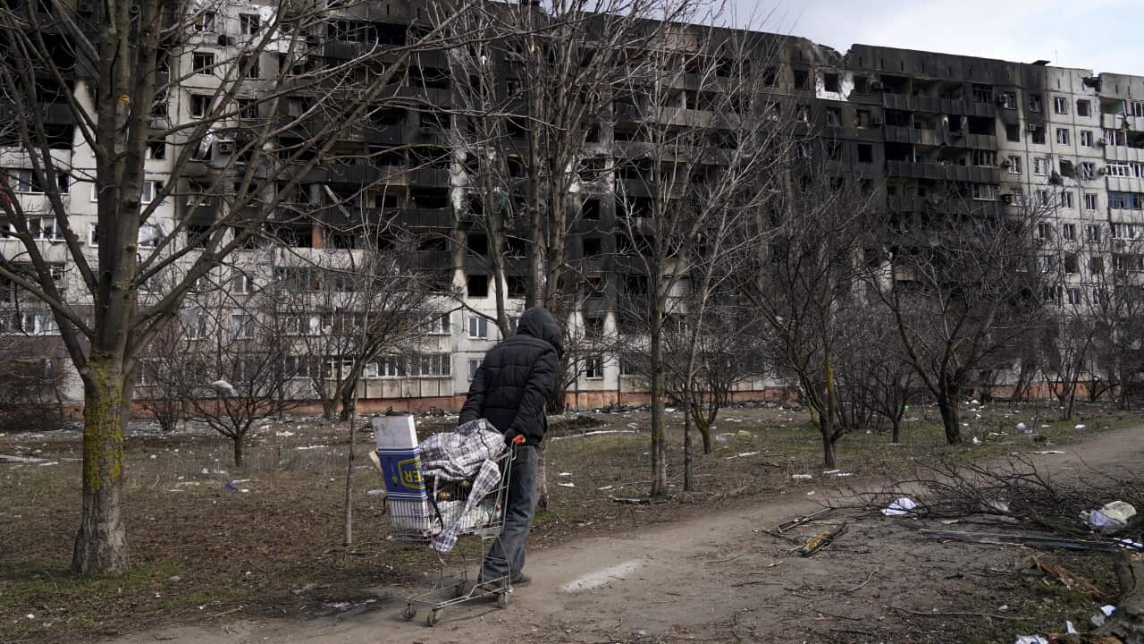 Evacuations from Mariupol in Ukraine