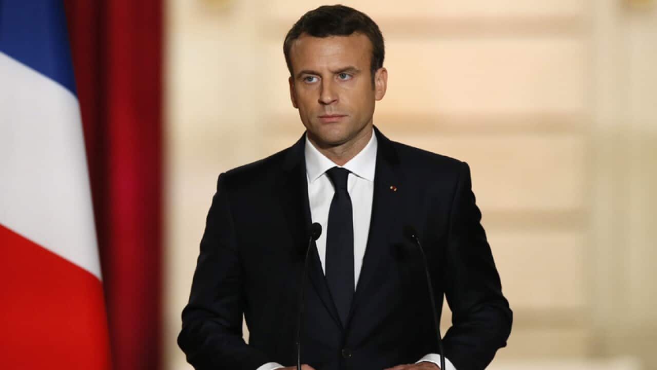 French president Emmanuel Macron