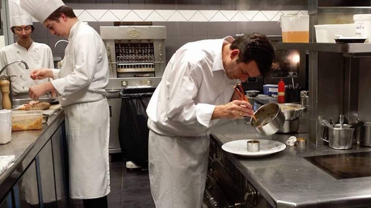 Jérôme Brochot dans les cuisines du France