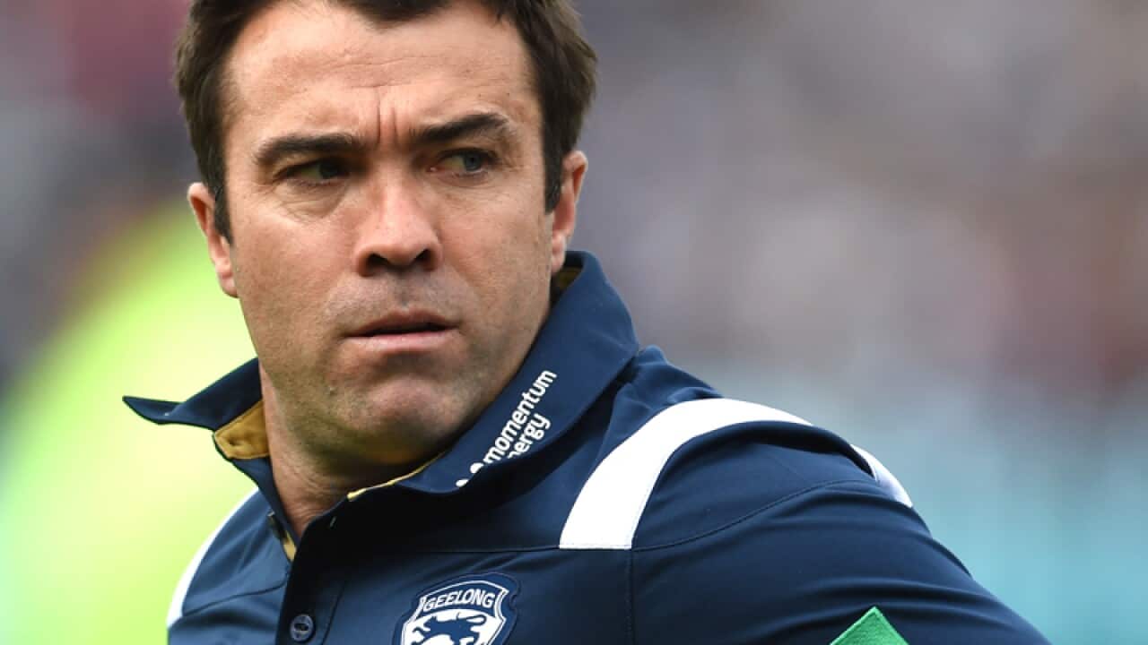 Geelong AFL coach Chris Scott