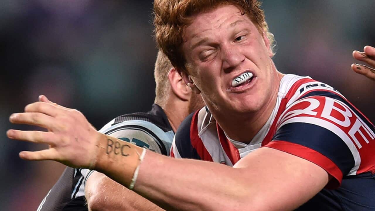Dylan Napa of the Roosters