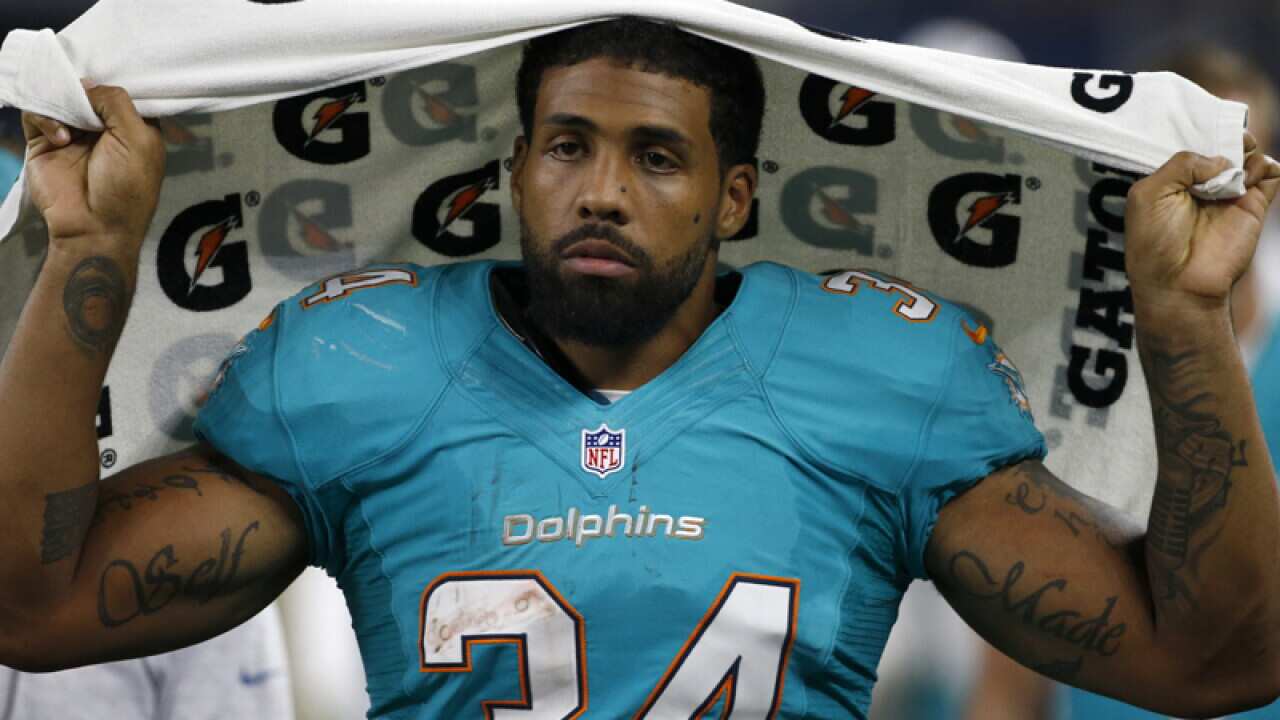 Miami Dolphins running back Arian Foster