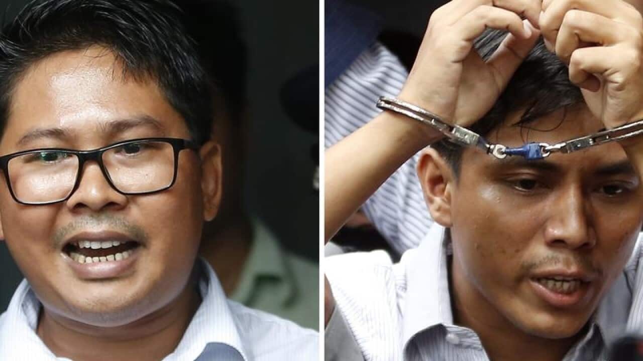 Reuters journalists Wa Lone and Kyaw Soe Oo