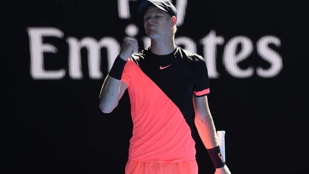 Kyle Edmund of Great Britain
